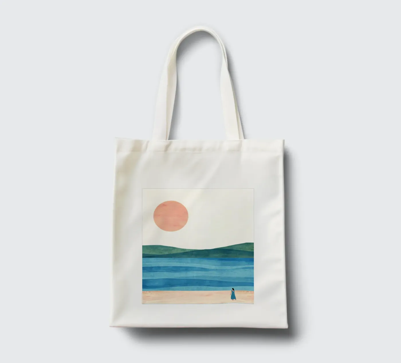 Beach tote bag by ART4U