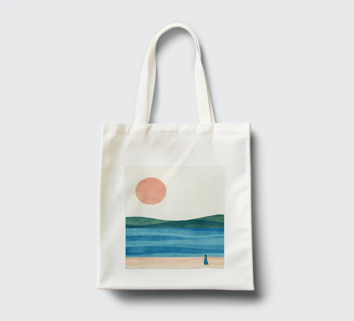 Beach tote bag by ART4U