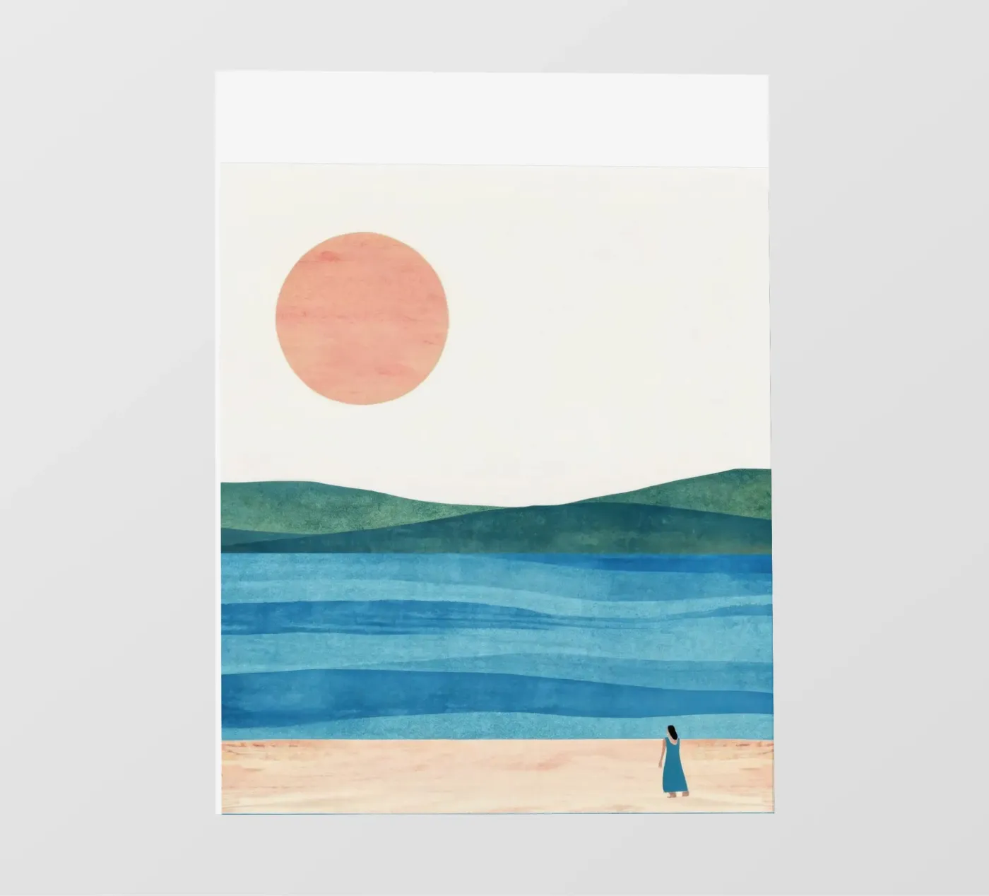 Strand fotobehang van ART4U