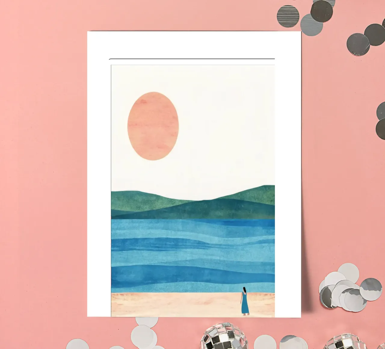 Beach sticker sheet by ART4U