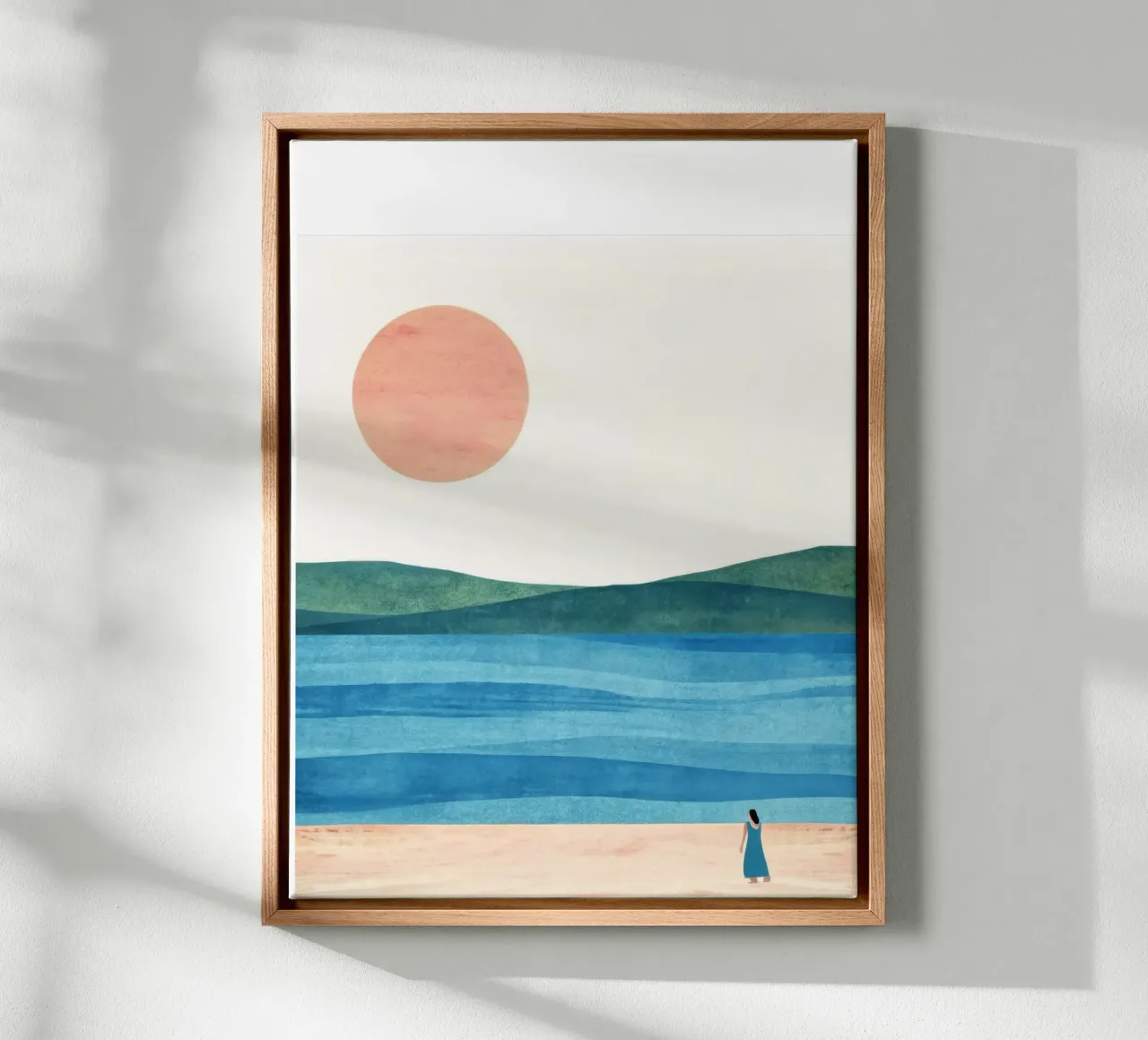 Beach canvas by ART4U