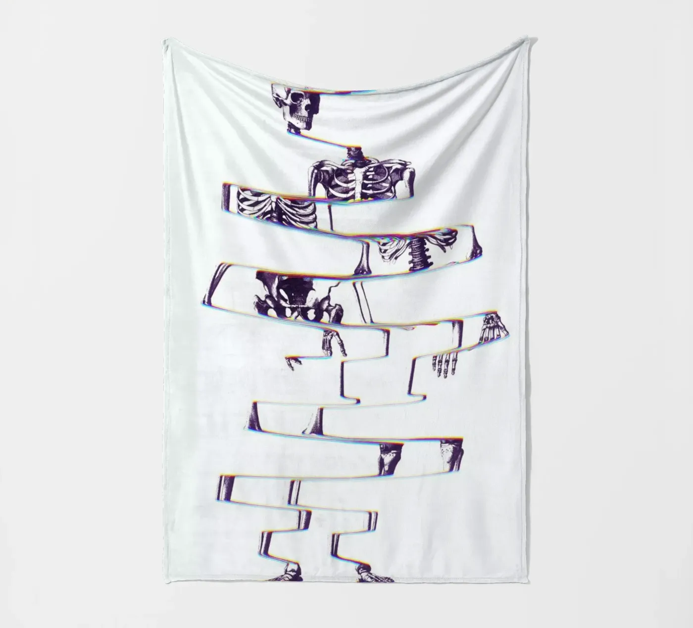 Skeleton fleecedeken van Ali Gulec