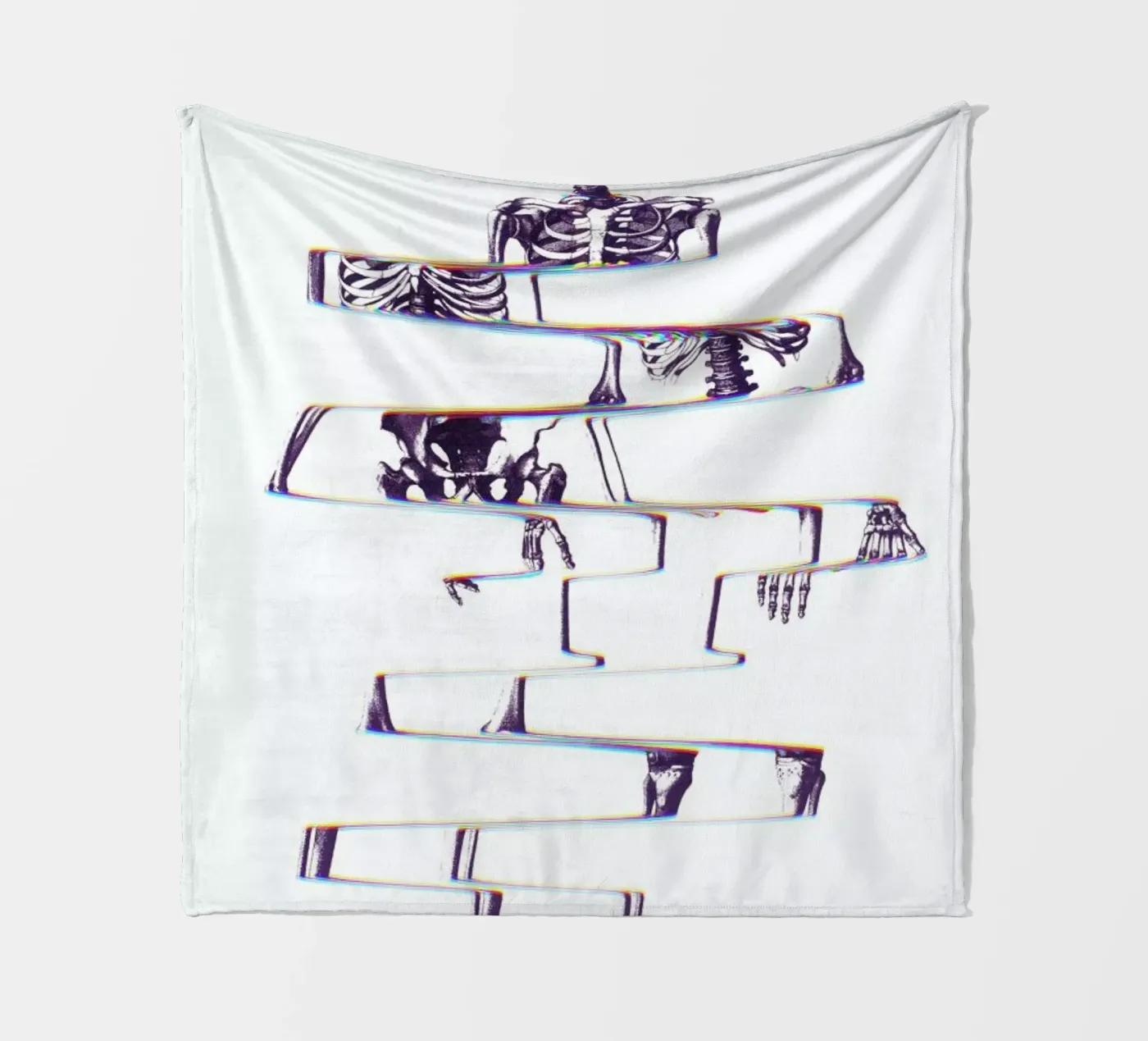 Skeleton fleecedeken van Ali Gulec