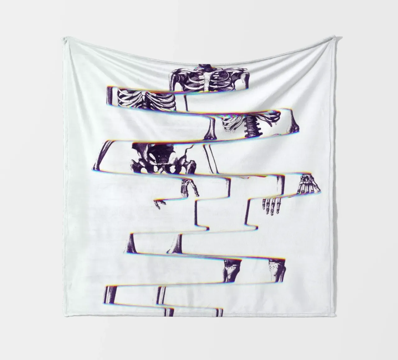 Skeleton fleecedeken van Ali Gulec