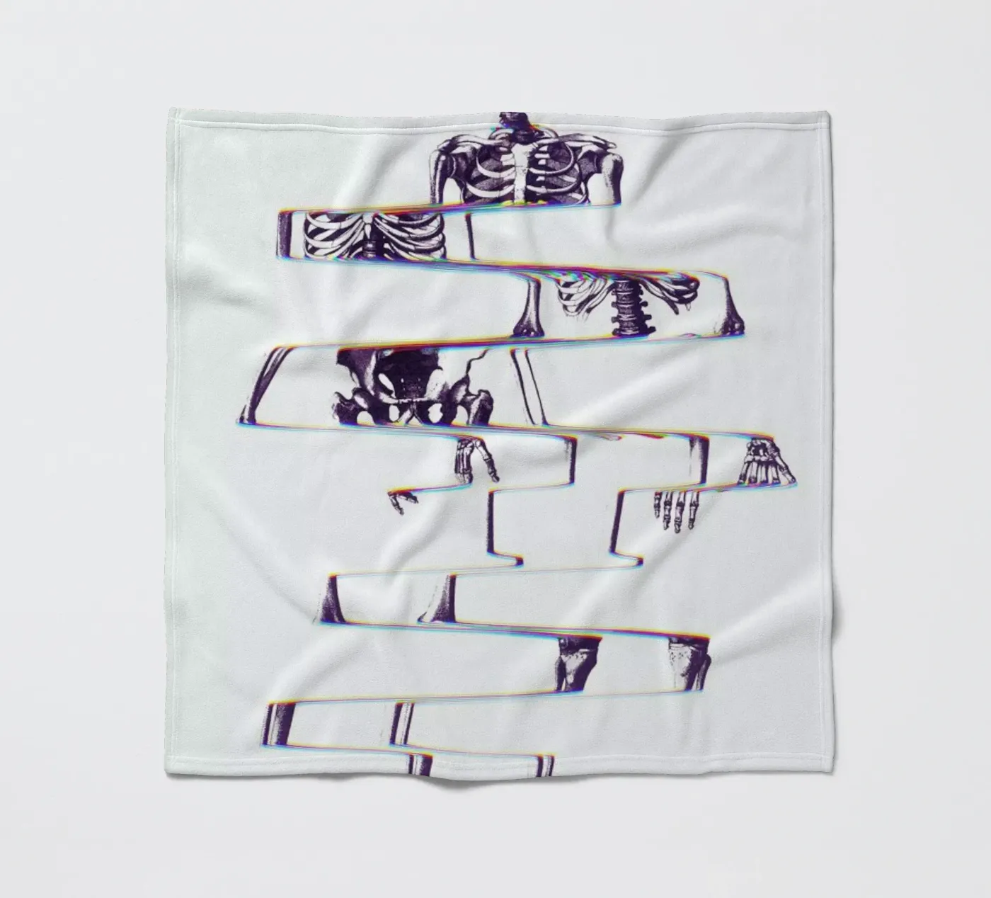 Skeleton Fleecedecke von Ali Gulec