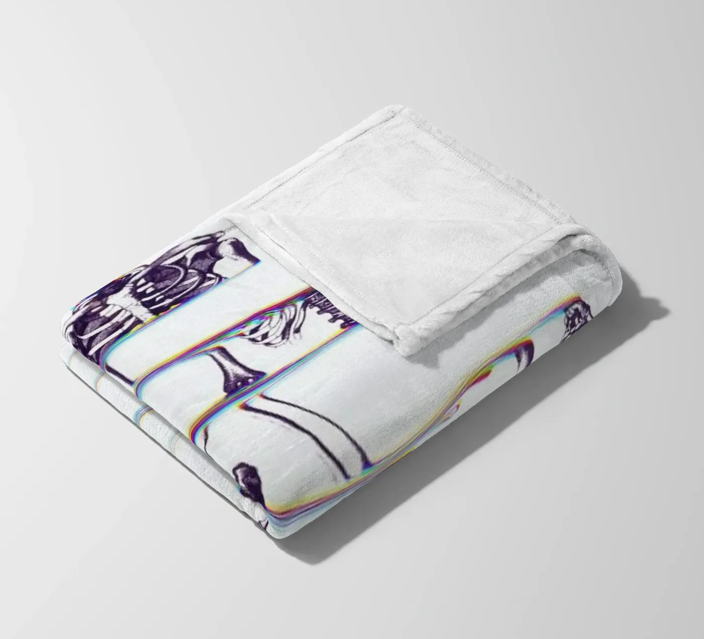 Skeleton fleecedeken van Ali Gulec