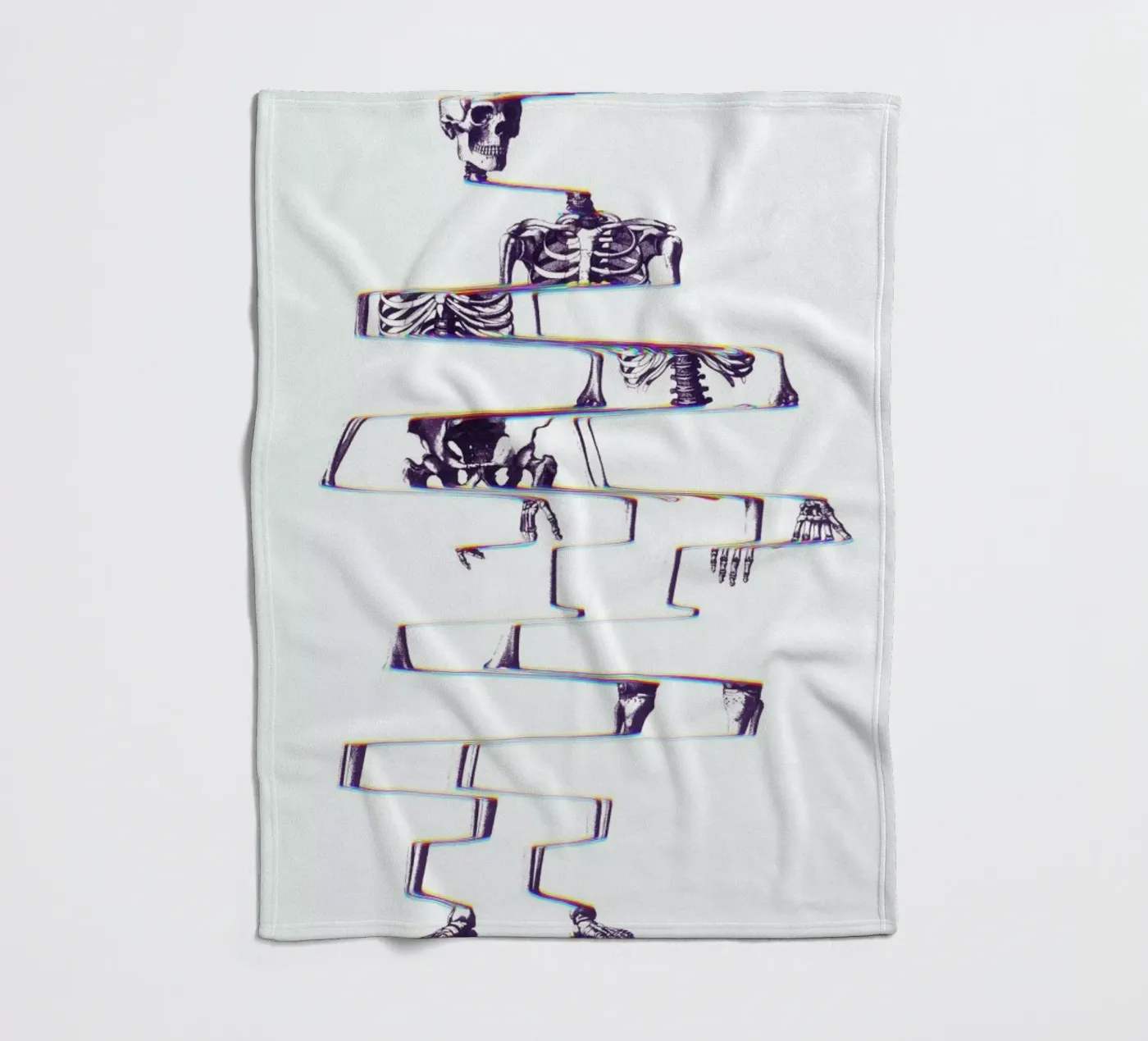 Skeleton fleecedeken van Ali Gulec