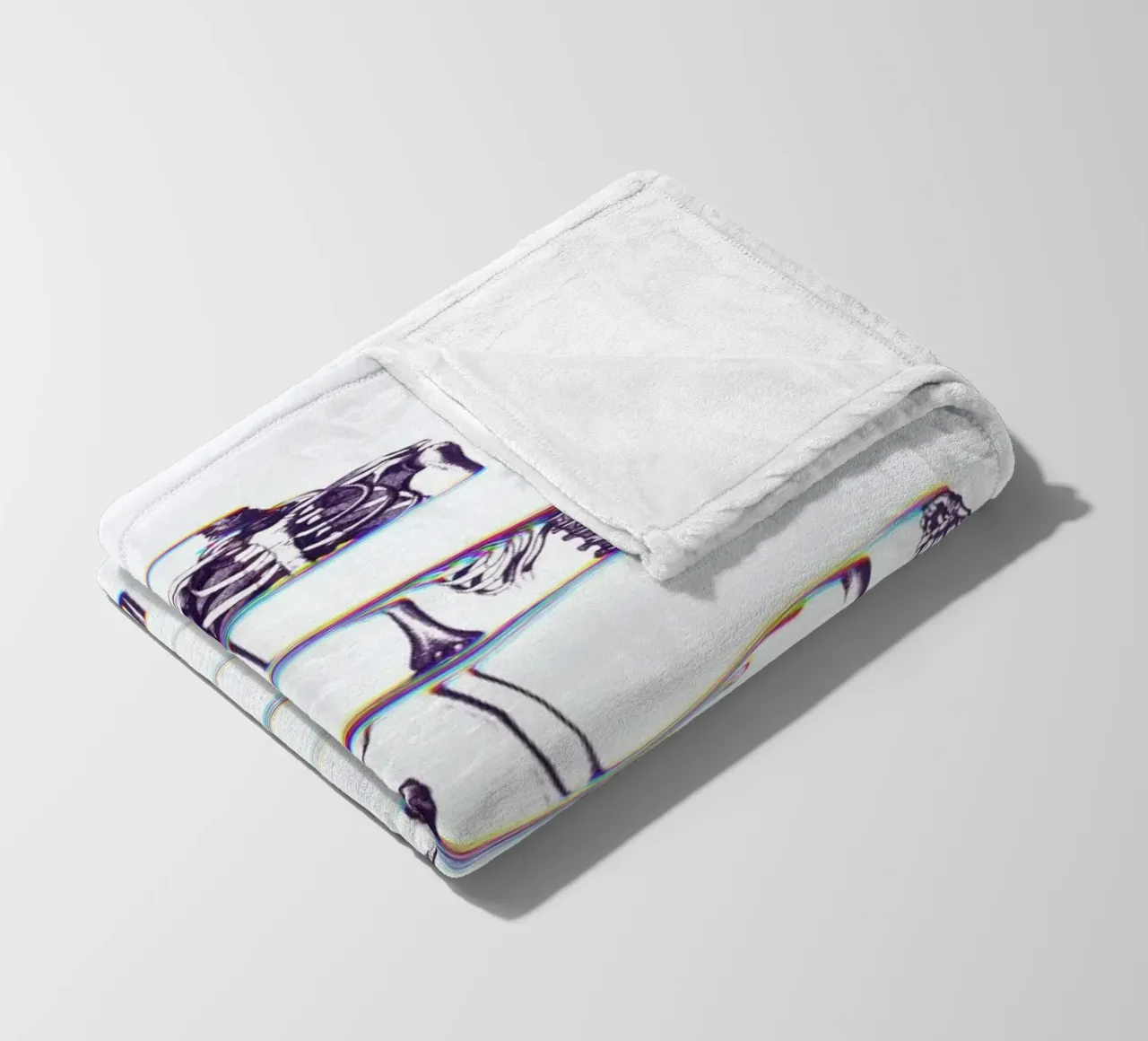 Skeleton fleecedeken van Ali Gulec