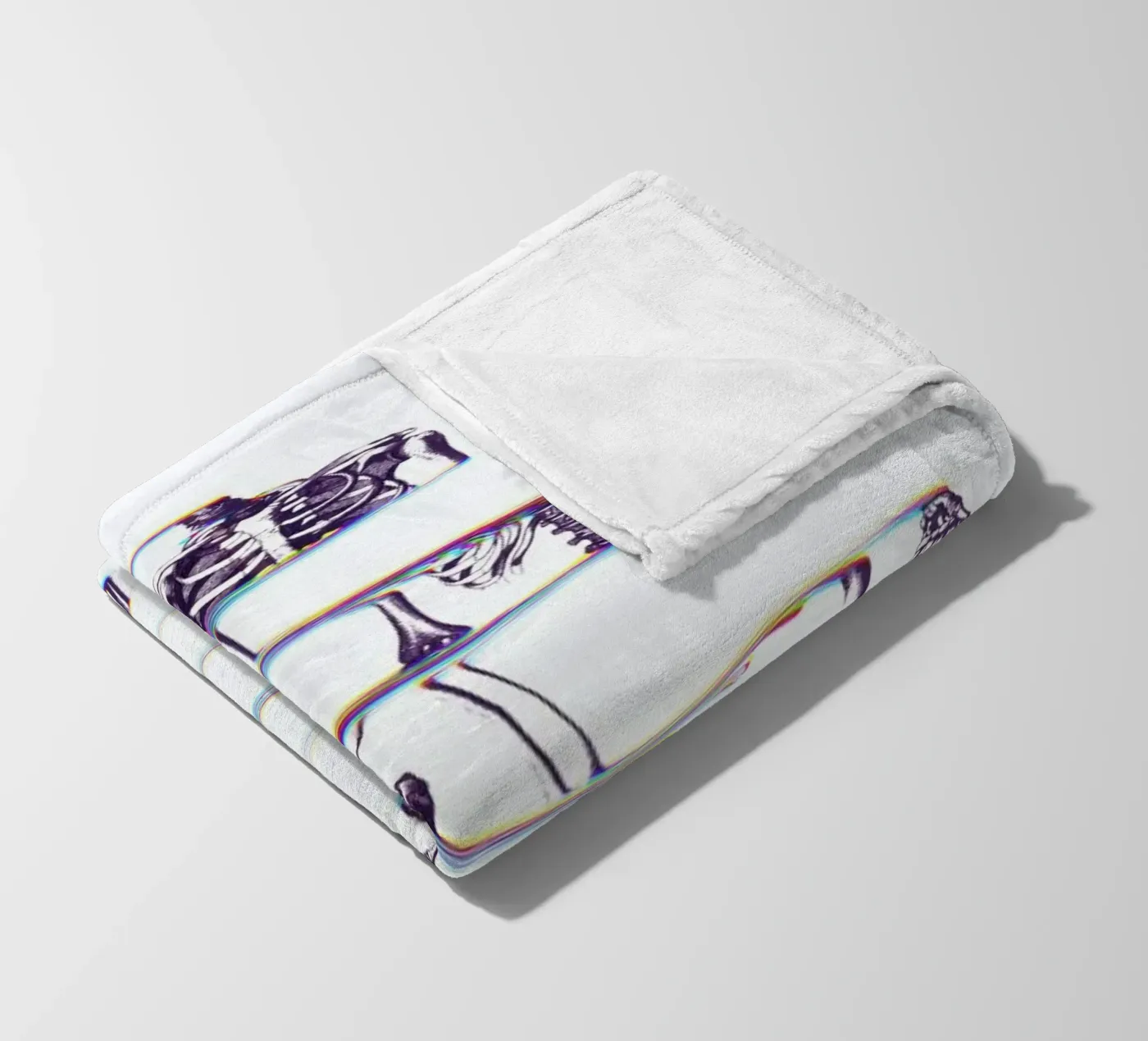 Skeleton fleecedeken van Ali Gulec