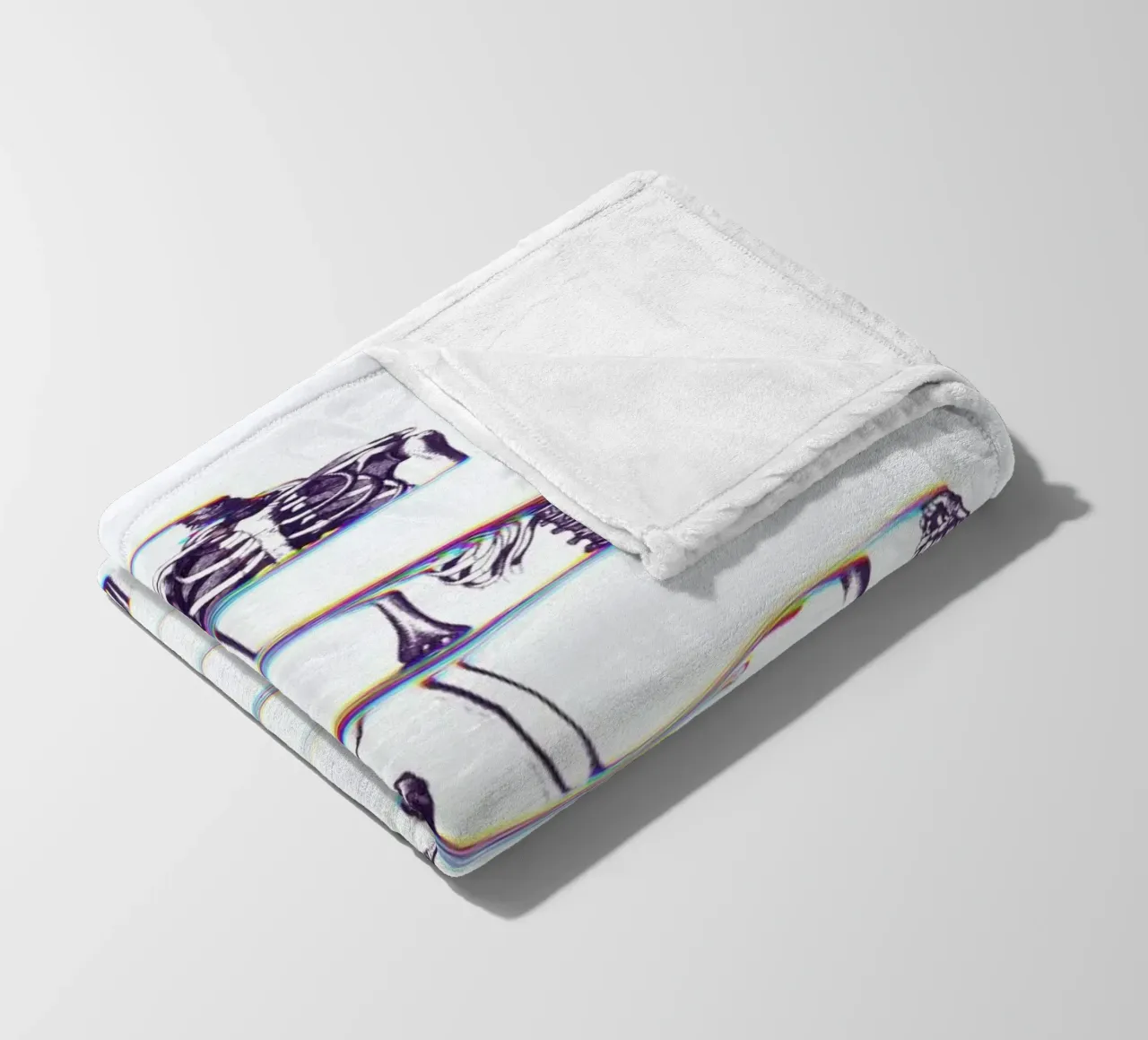 Skeleton fleecedeken van Ali Gulec