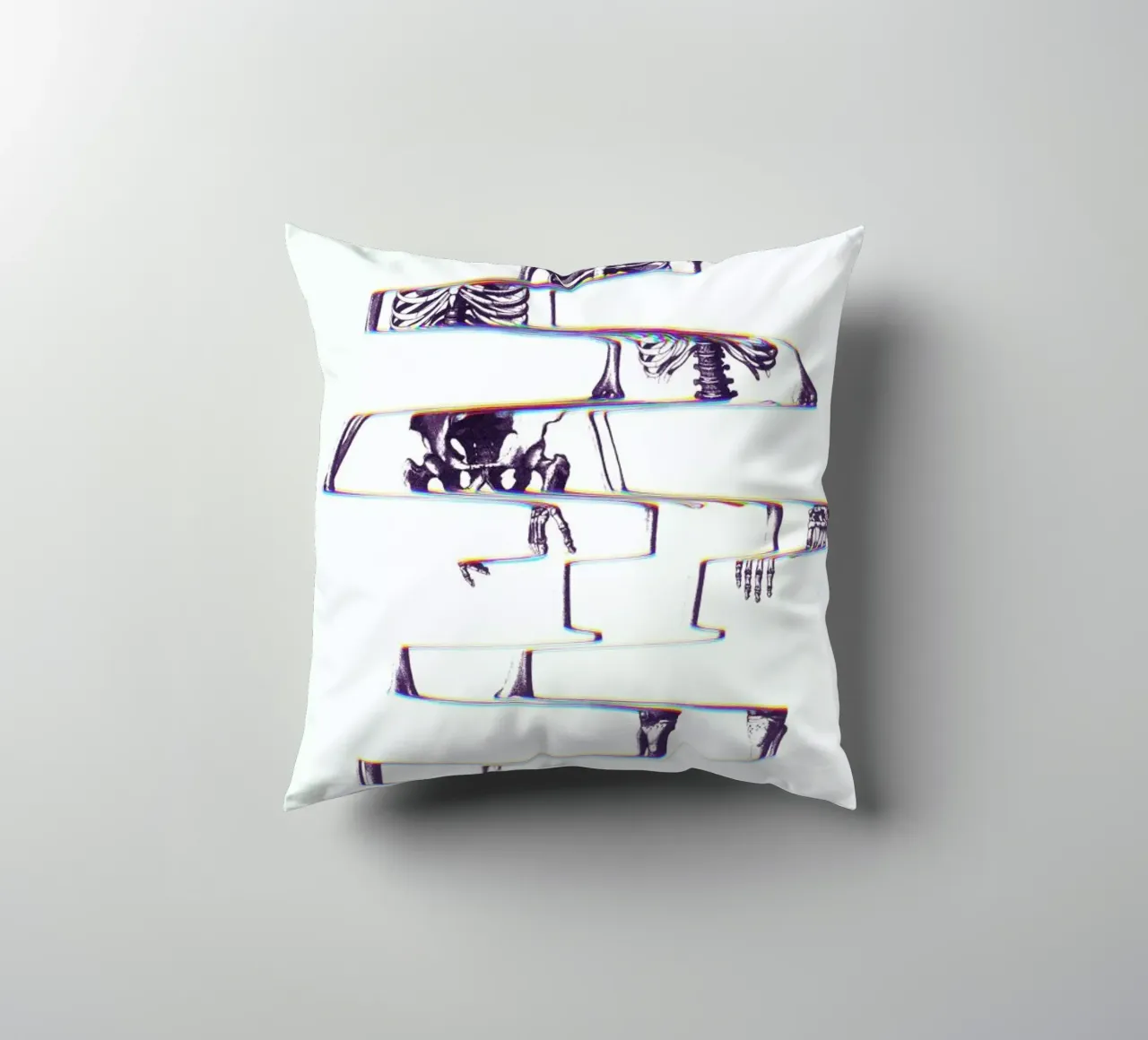 Skeleton cuscino da Ali Gulec