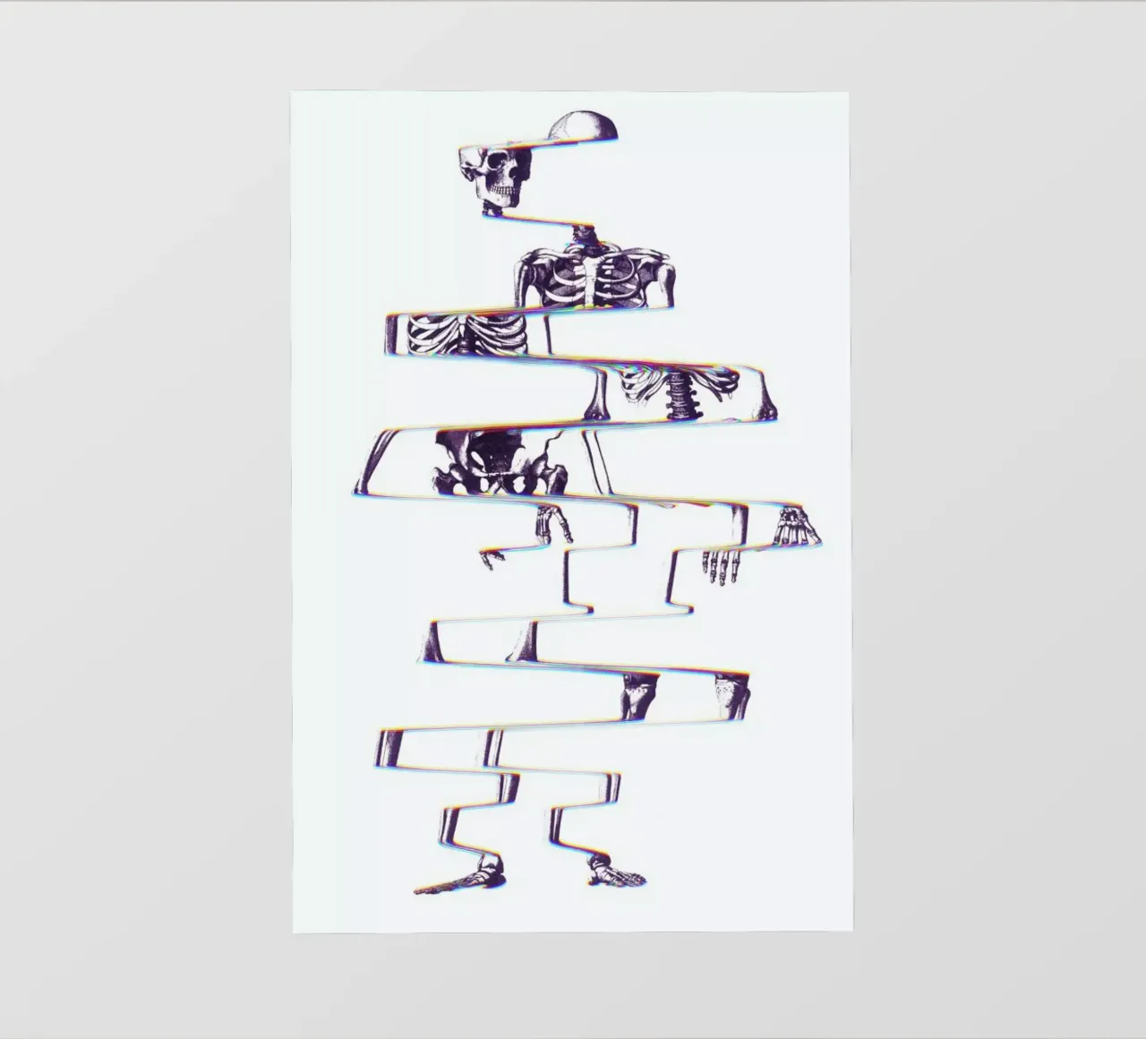 Skeleton pellicola backlit da Ali Gulec