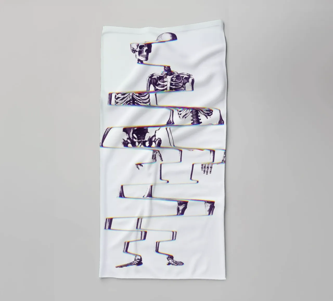 Skeleton badhanddoek van Ali Gulec