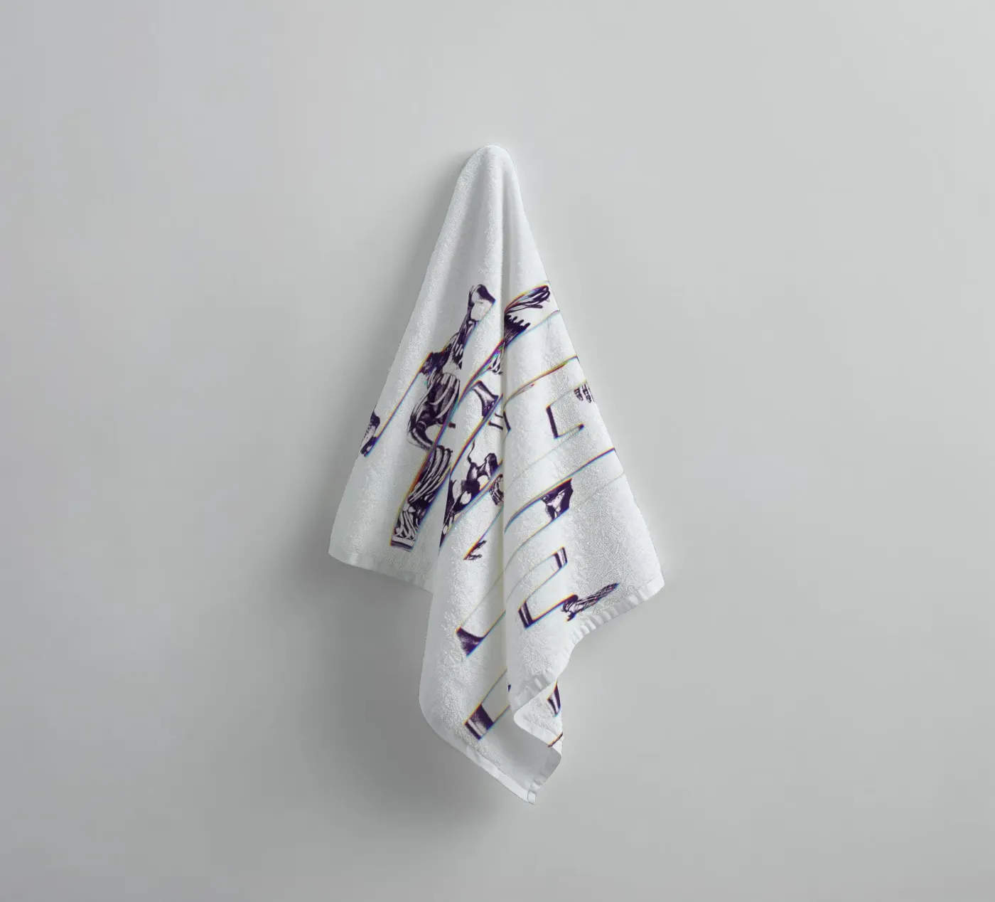 Skeleton towel by Ali Gulec