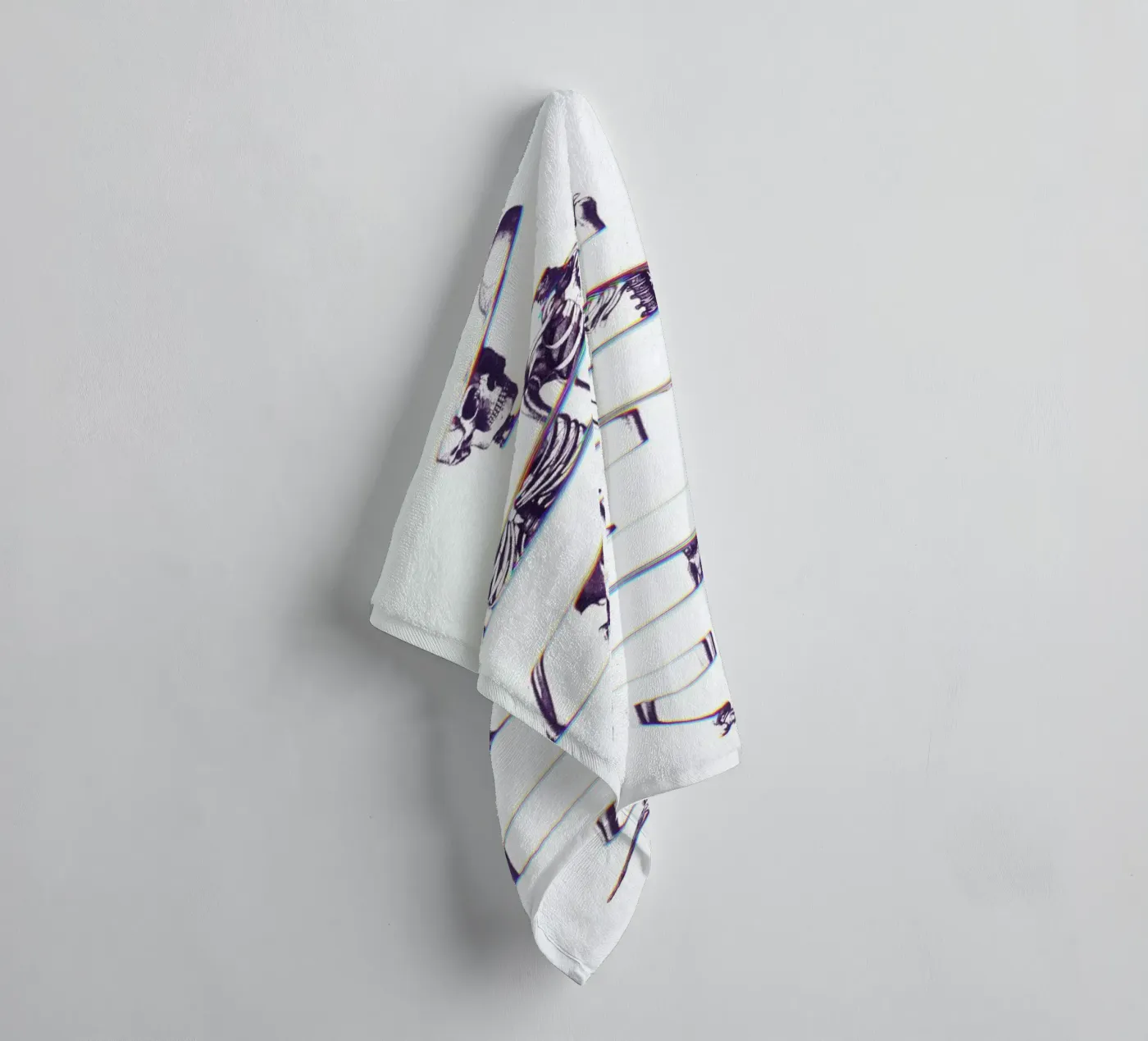 Skeleton asciugamano da bagno da Ali Gulec