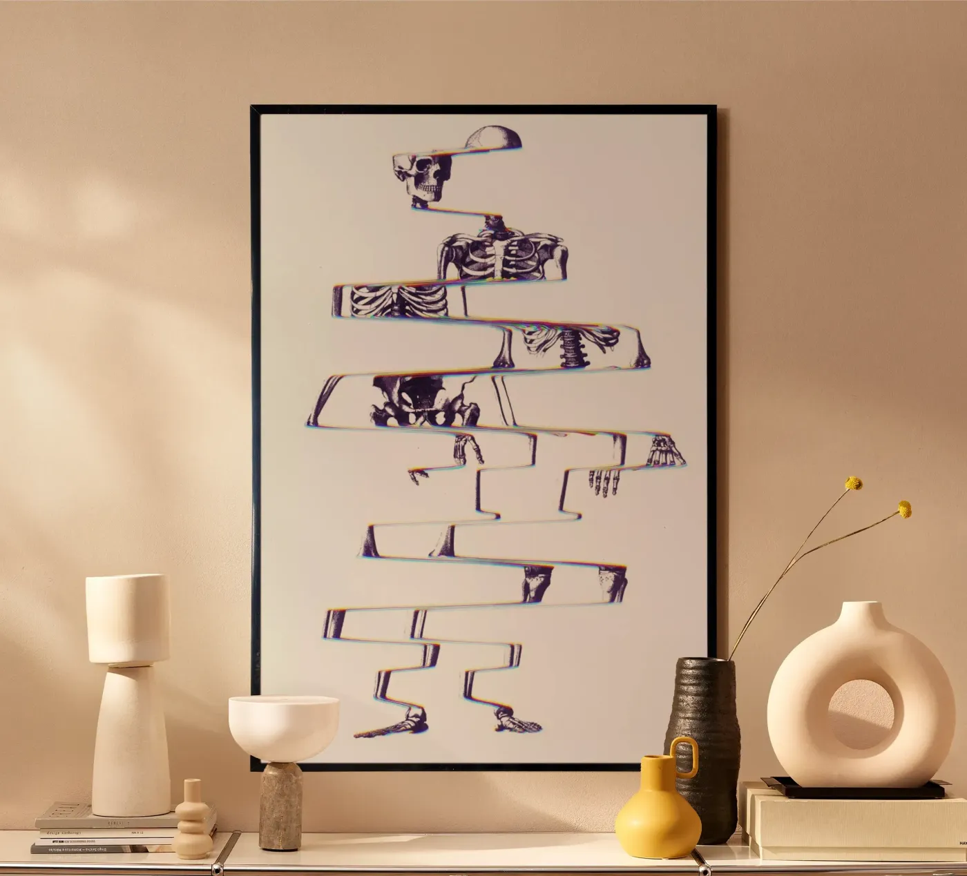 Skeleton poster van Ali Gulec