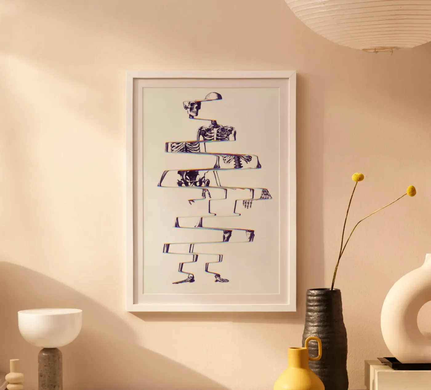 Skeleton poster van Ali Gulec