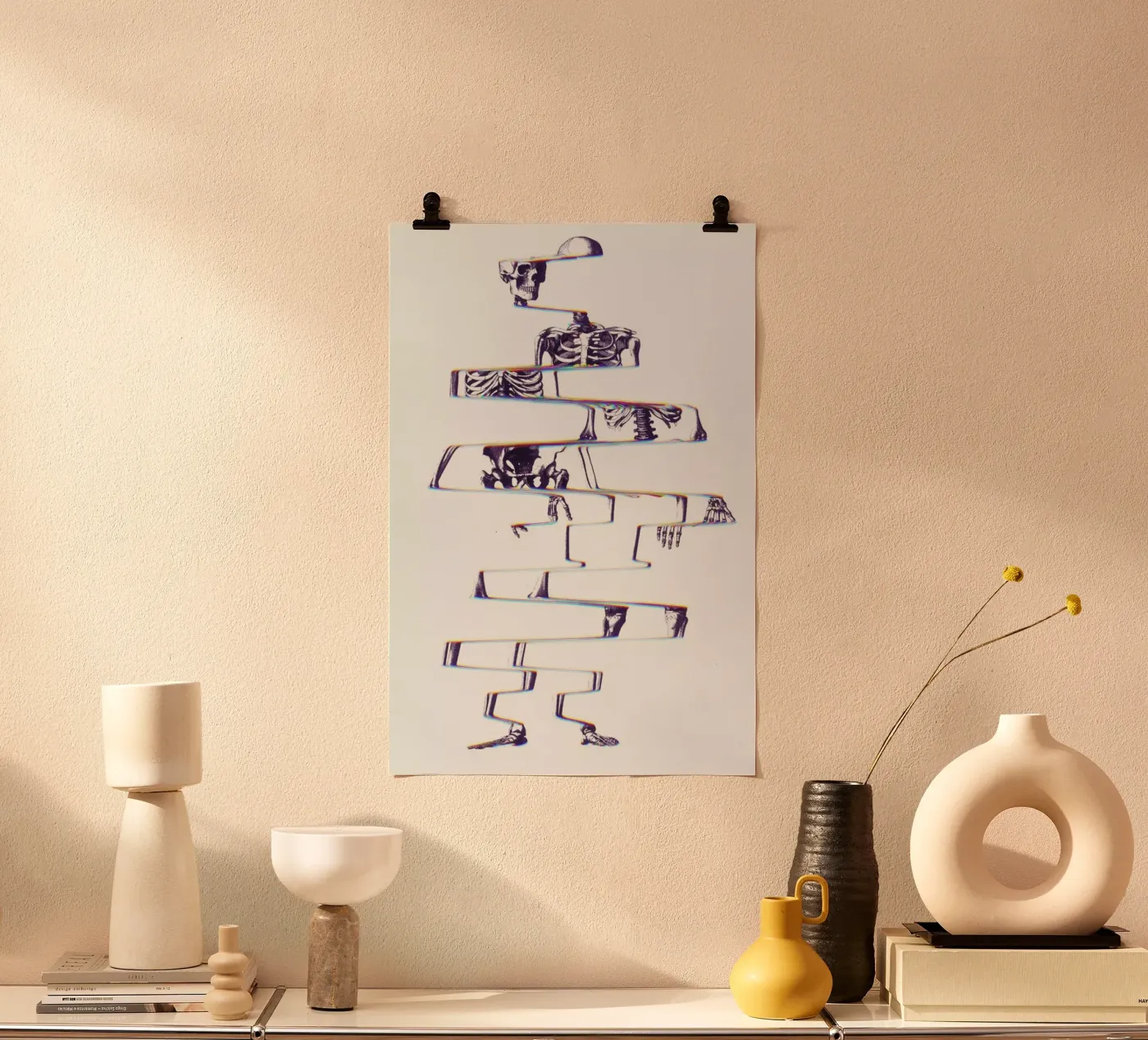 Skeleton Poster von Ali Gulec