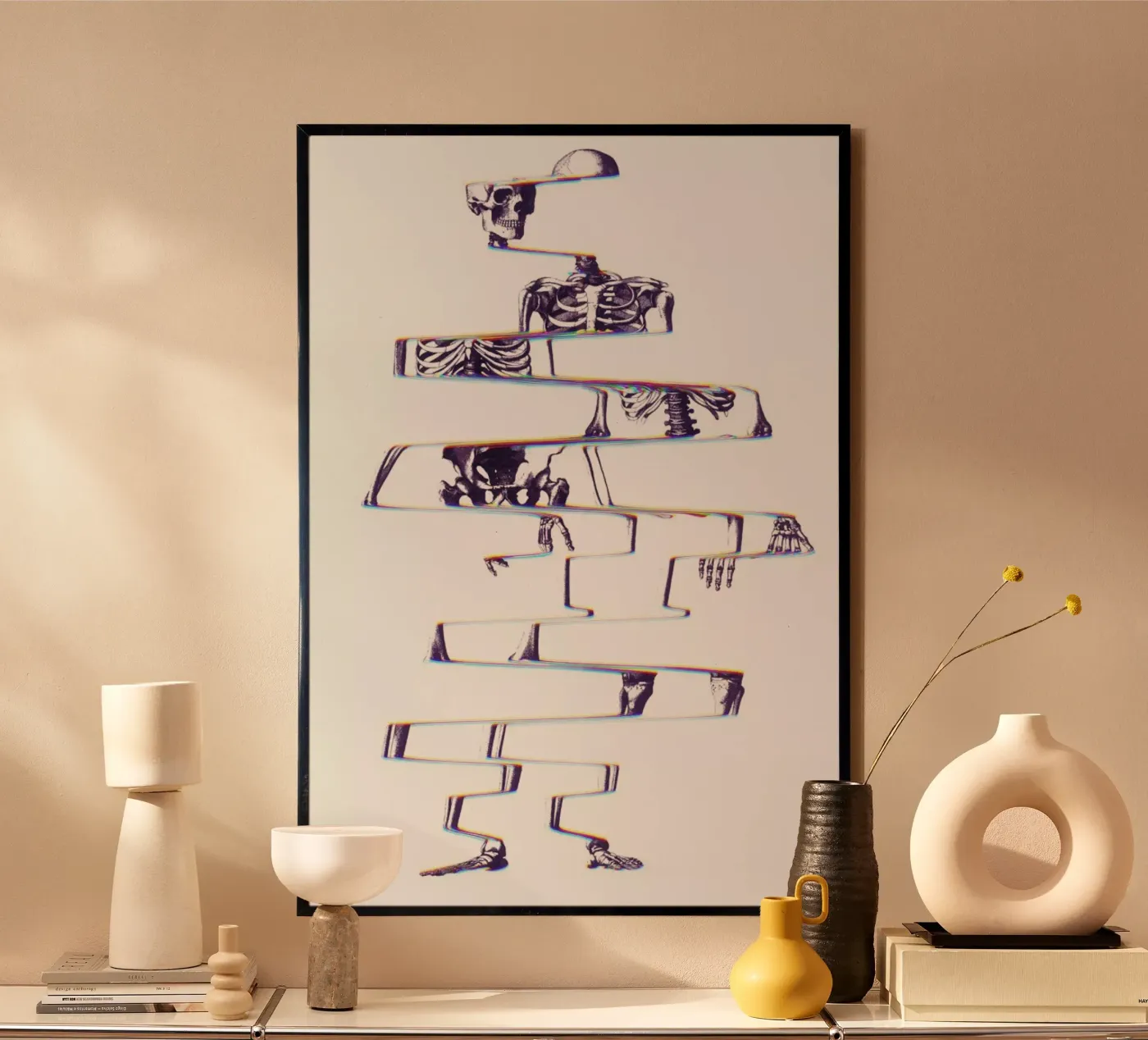 Skeleton Poster von Ali Gulec