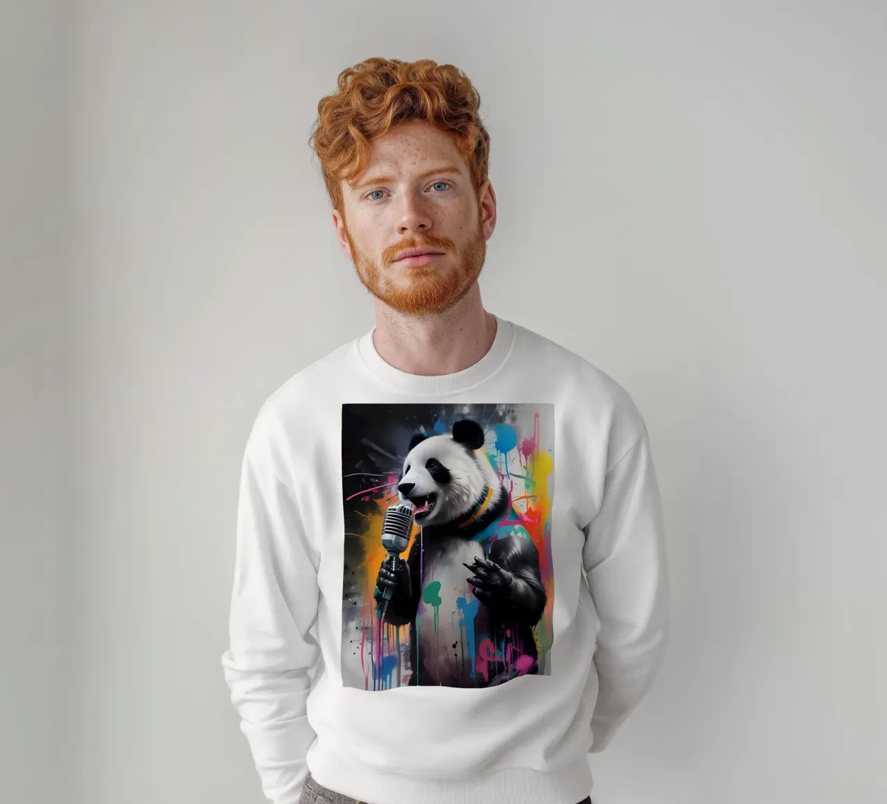 Panda canta le voci felpa da MakArena