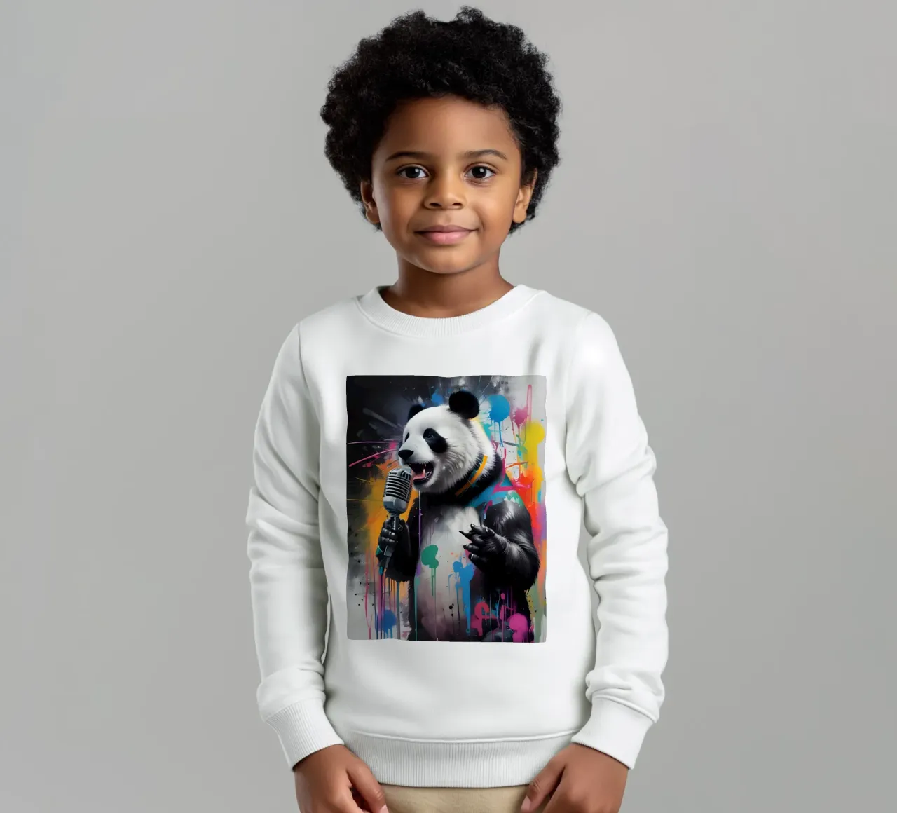 Panda canta le voci felpa bambino da MakArena