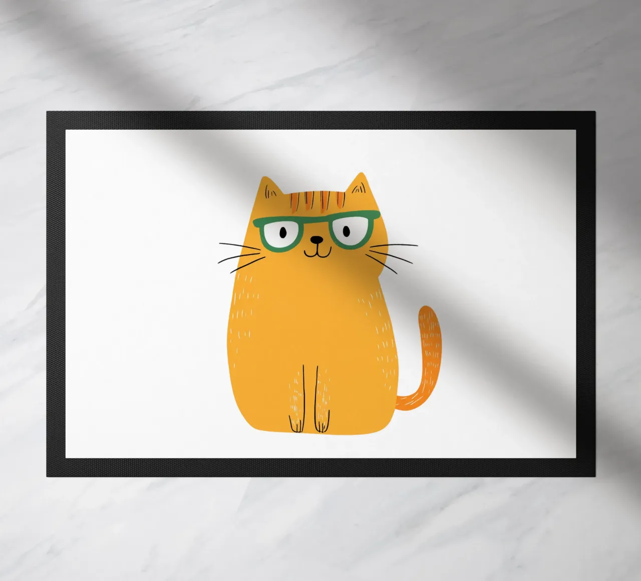 Cute Cat doormat by HookASmile