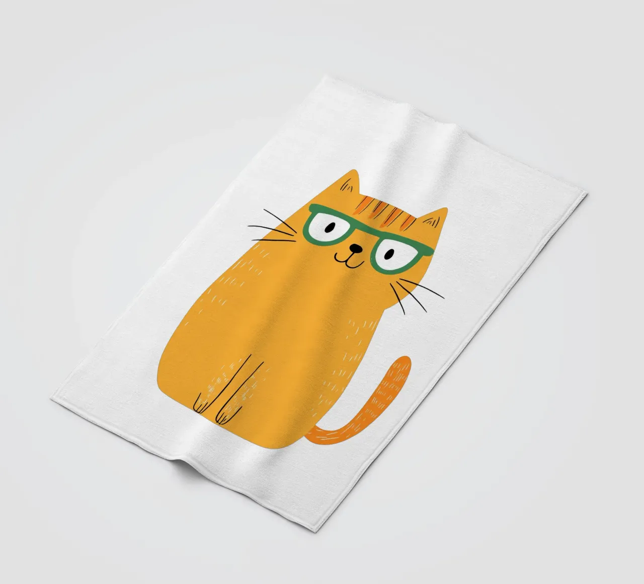 Gatto carino coperta in pile da HookASmile