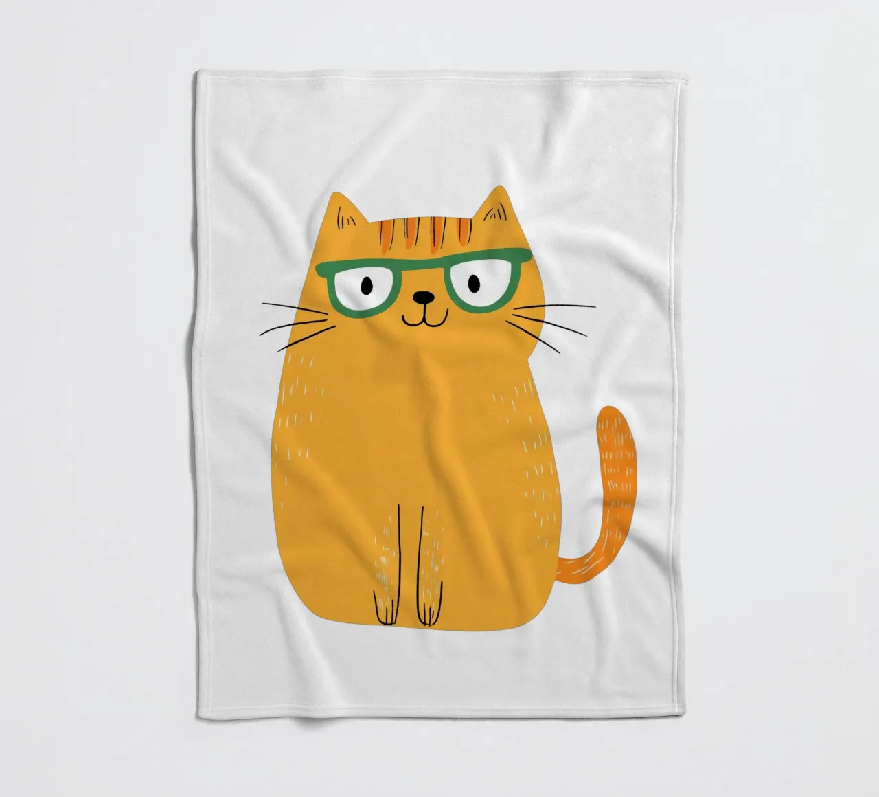 Gatto carino coperta in pile da HookASmile