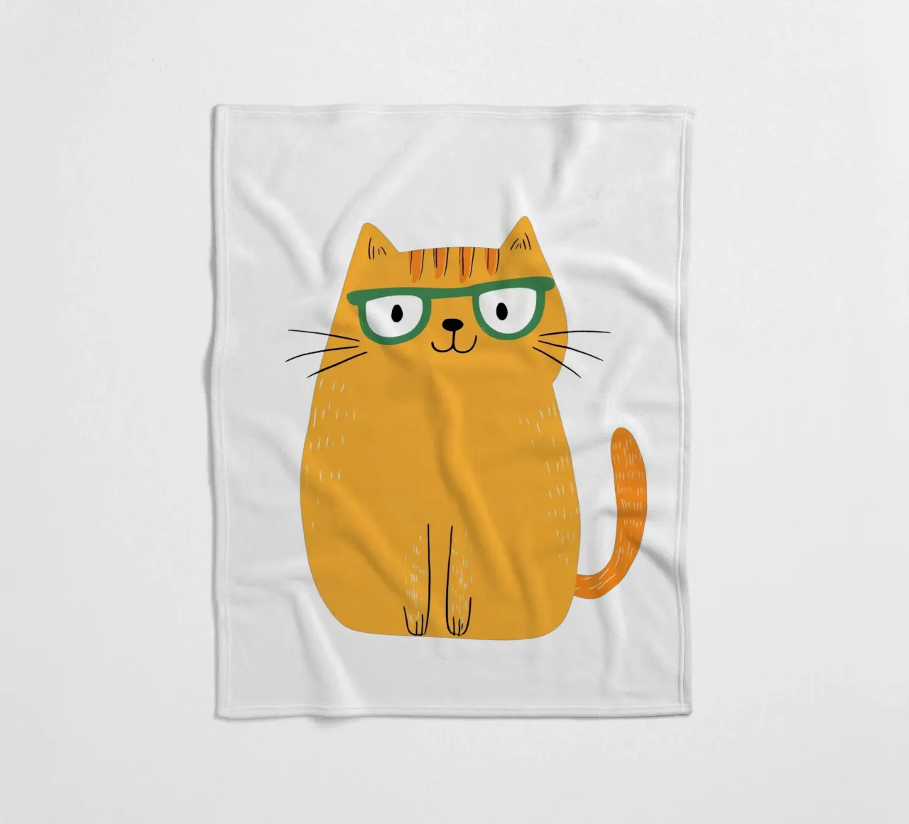Gatto carino coperta in pile da HookASmile