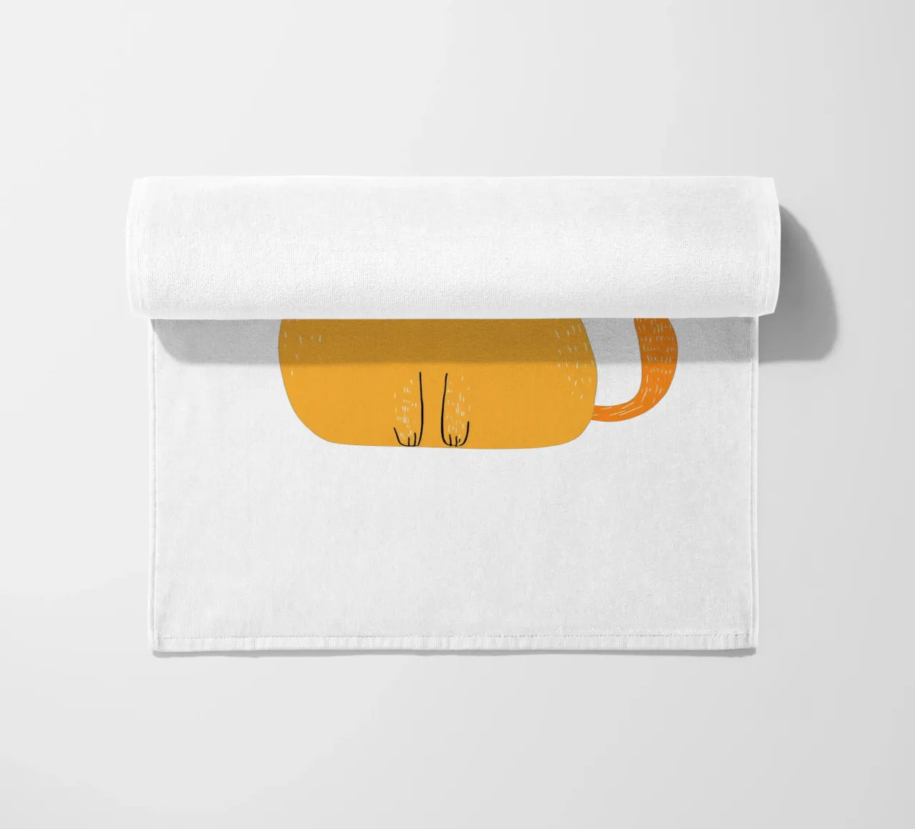 Gatto carino telo mare da HookASmile