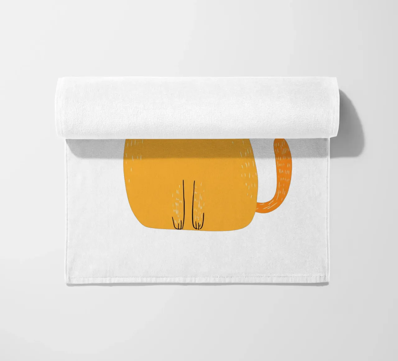 Gatto carino telo mare da HookASmile