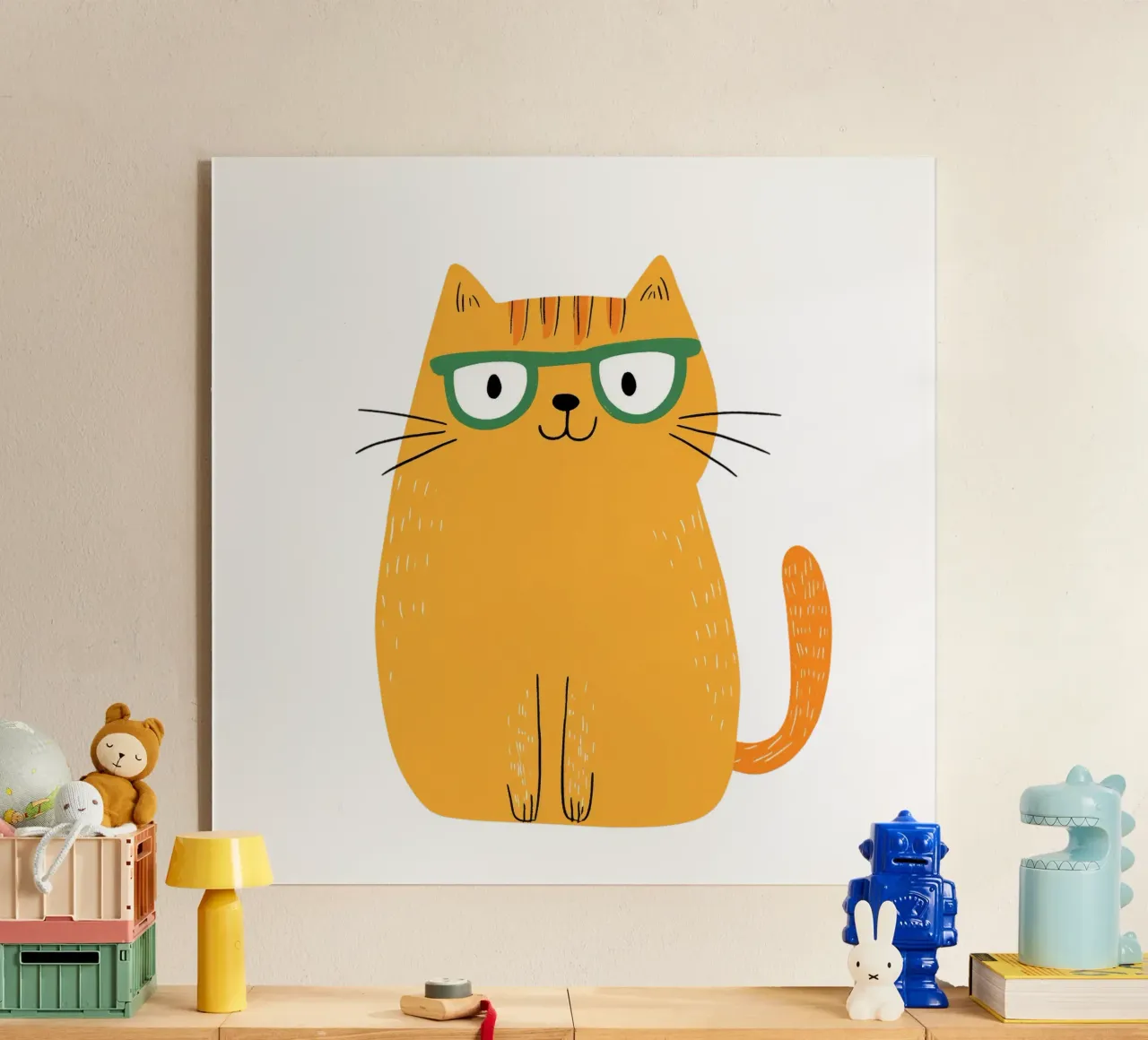 Chat mignon plexiglas de HookASmile