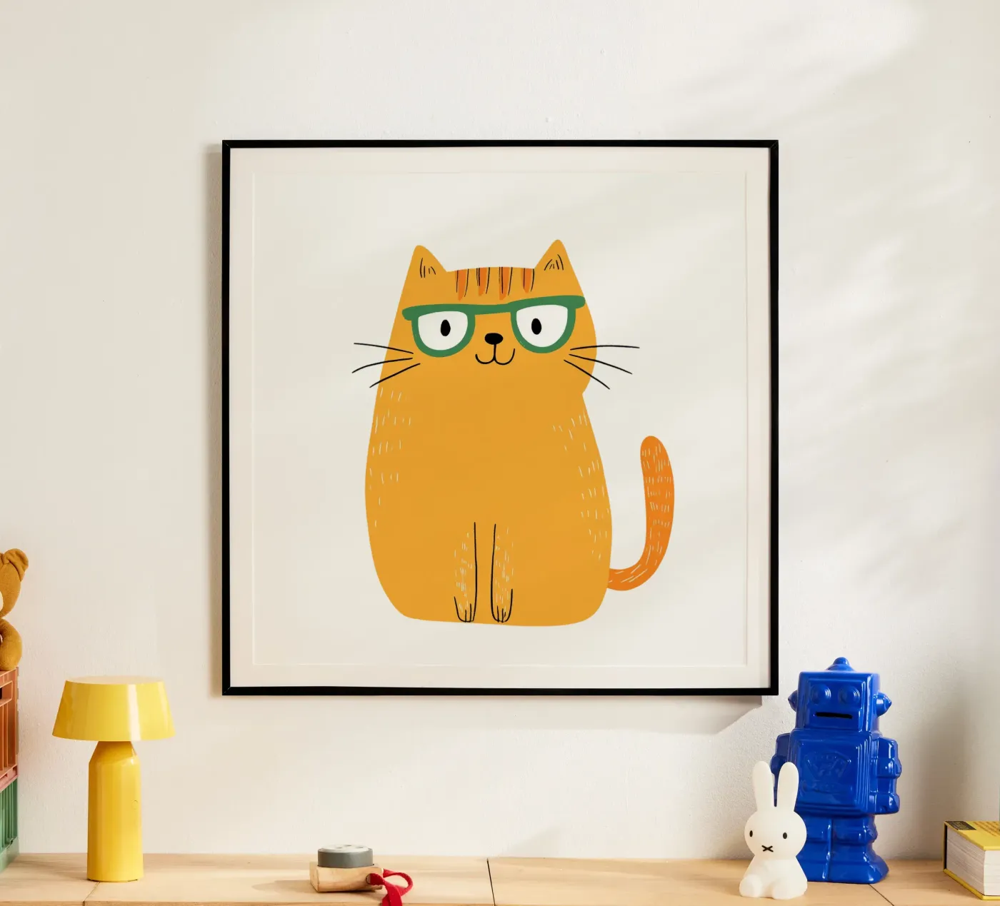 Cute Cat poster van HookASmile