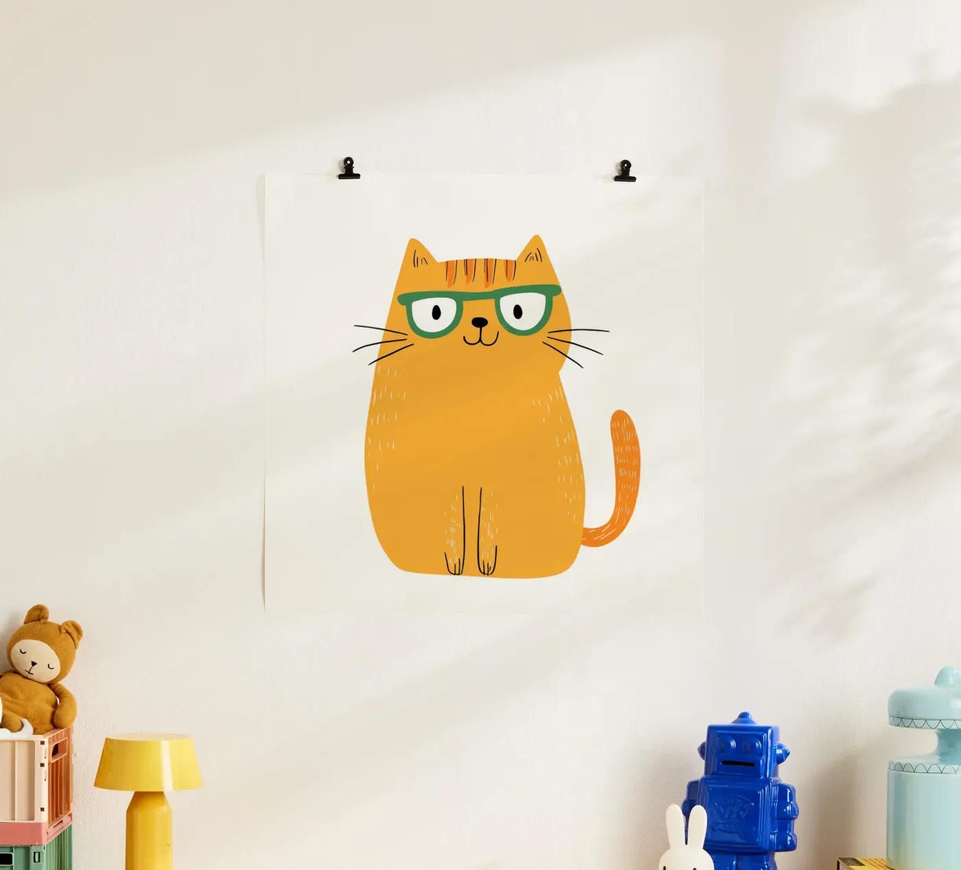 Cute Cat poster by HookASmile