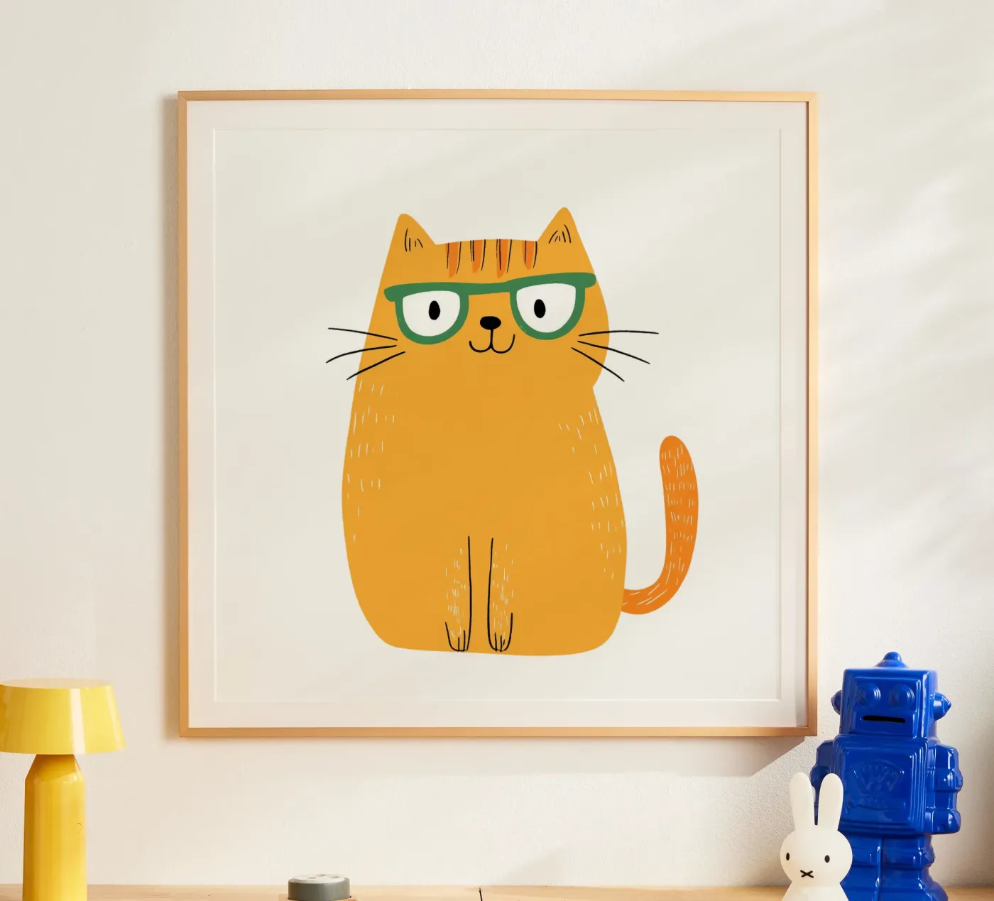 Cute Cat poster van HookASmile