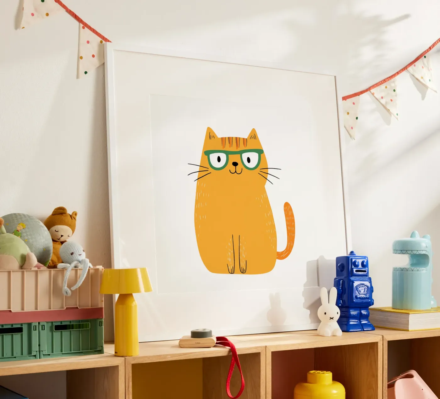 Cute Cat poster van HookASmile