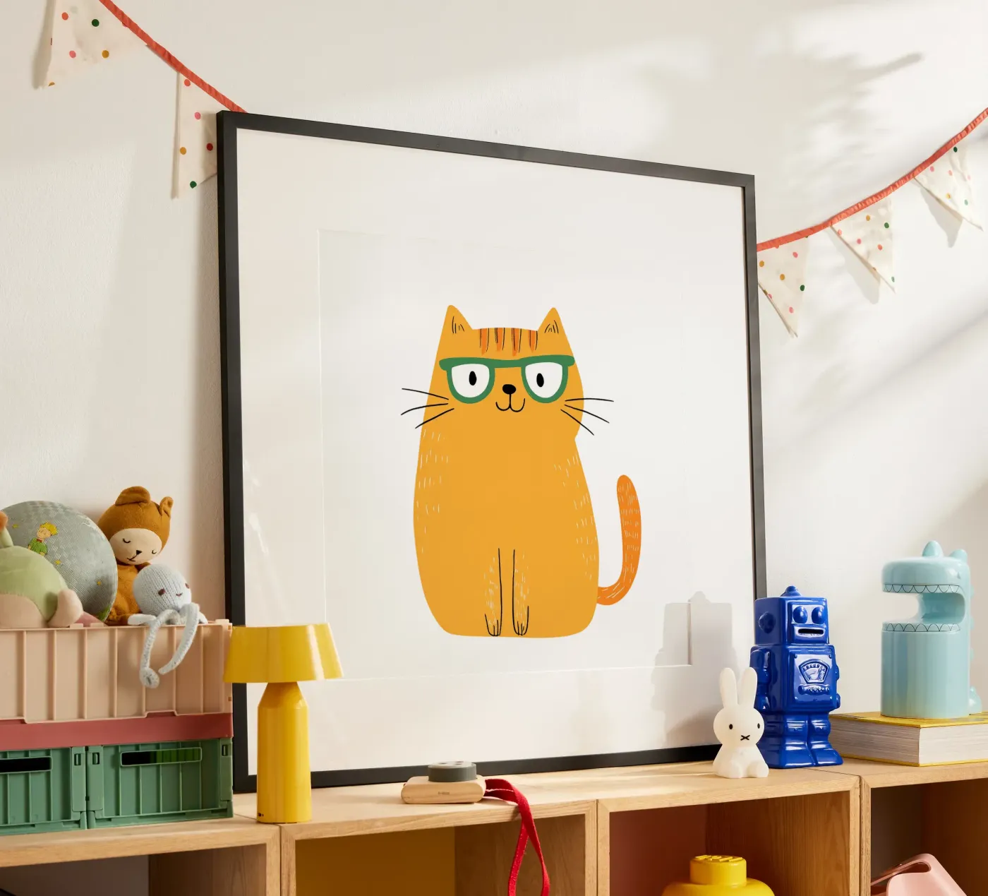 Cute Cat poster van HookASmile