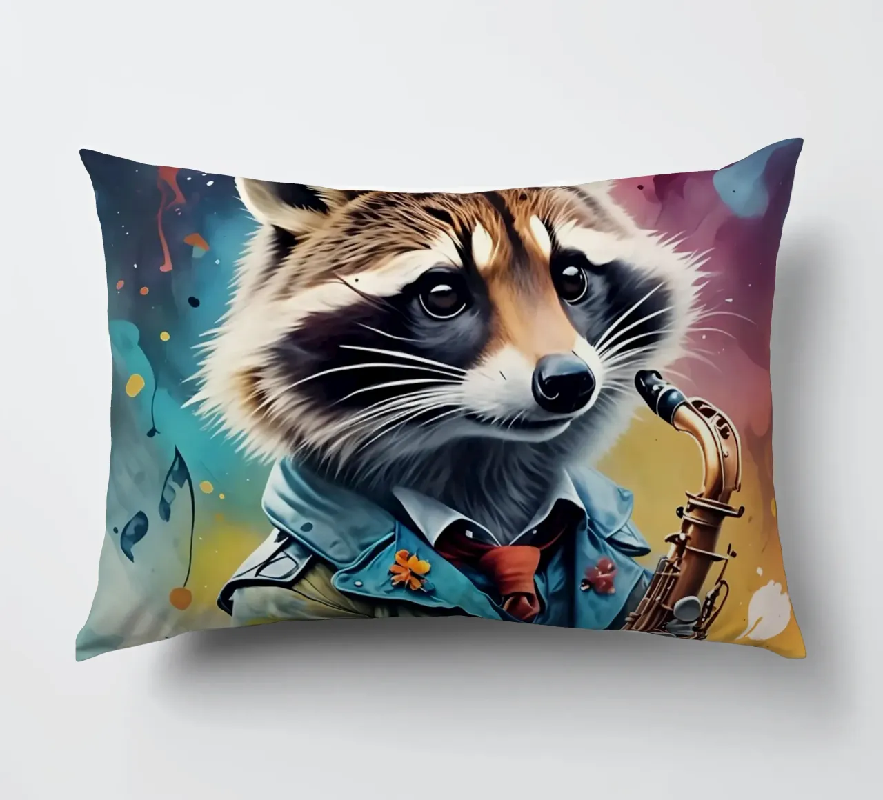 Procione e sassofono cuscino da MakArena