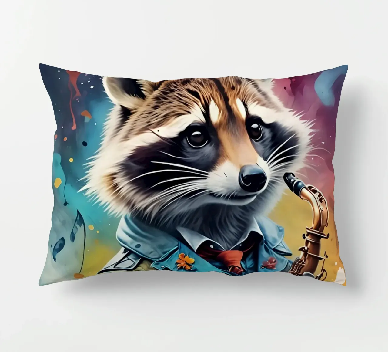 Procione e sassofono cuscino da MakArena