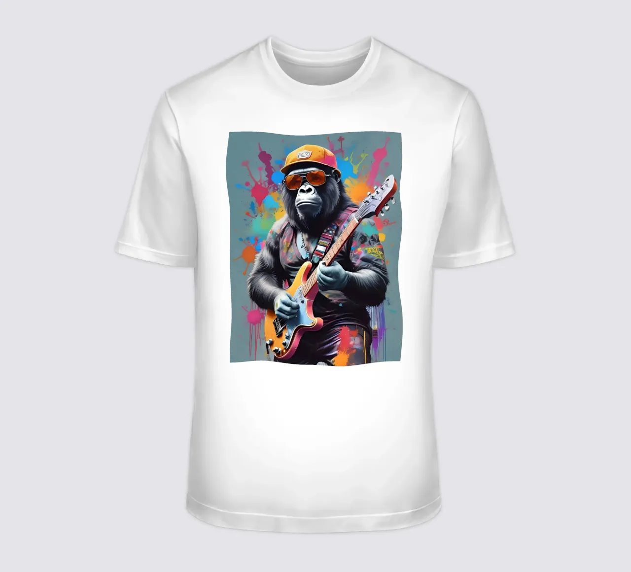 Gorilla suonare la chitarra t-shirt da MakArena