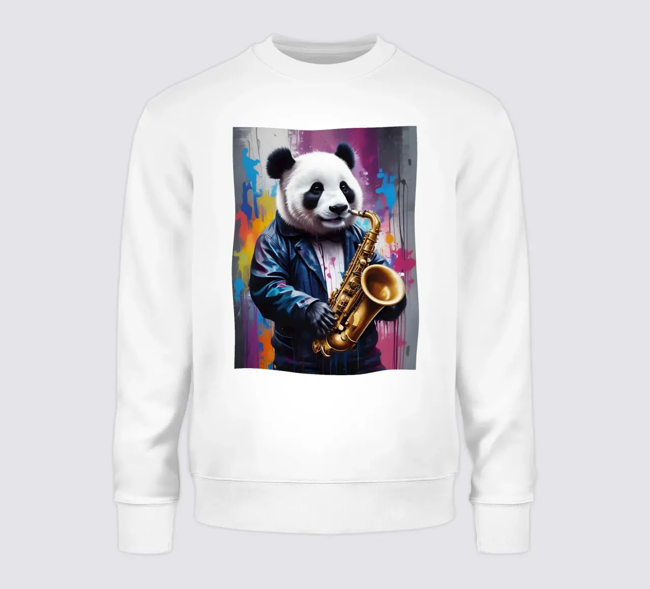 Panda che suona il sassofono felpa da MakArena