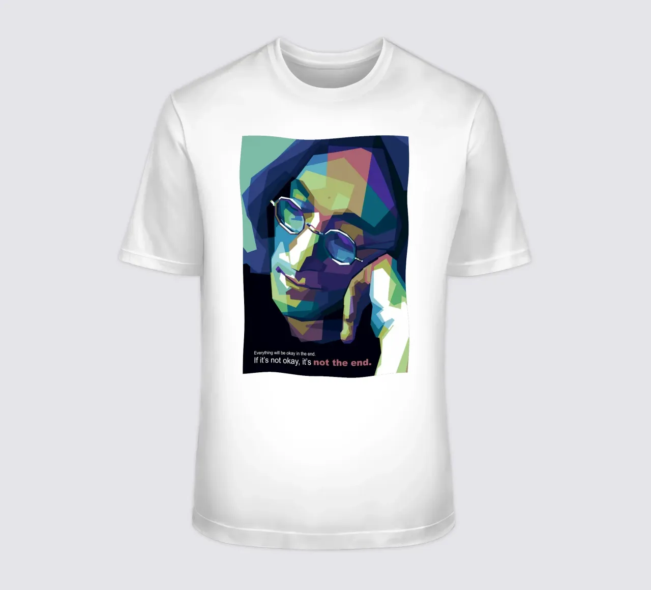 Alla fine tutto andrà bene. t-shirt da Alkahfsmart