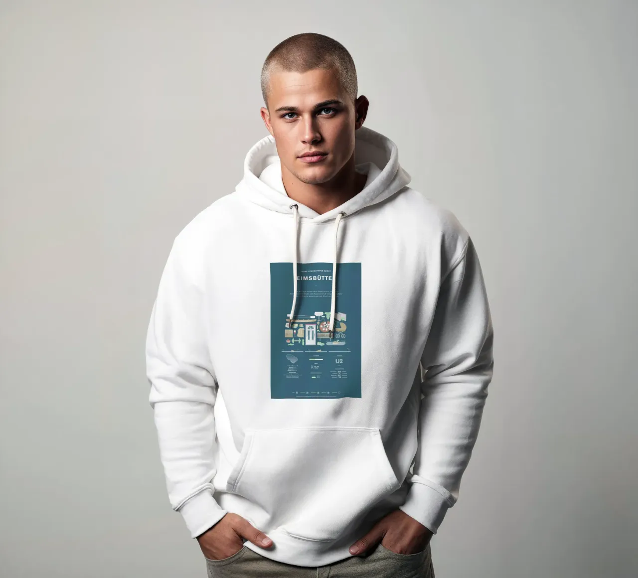 Eimsbüttel sudadera con capucha de Bureau Bald GmbH