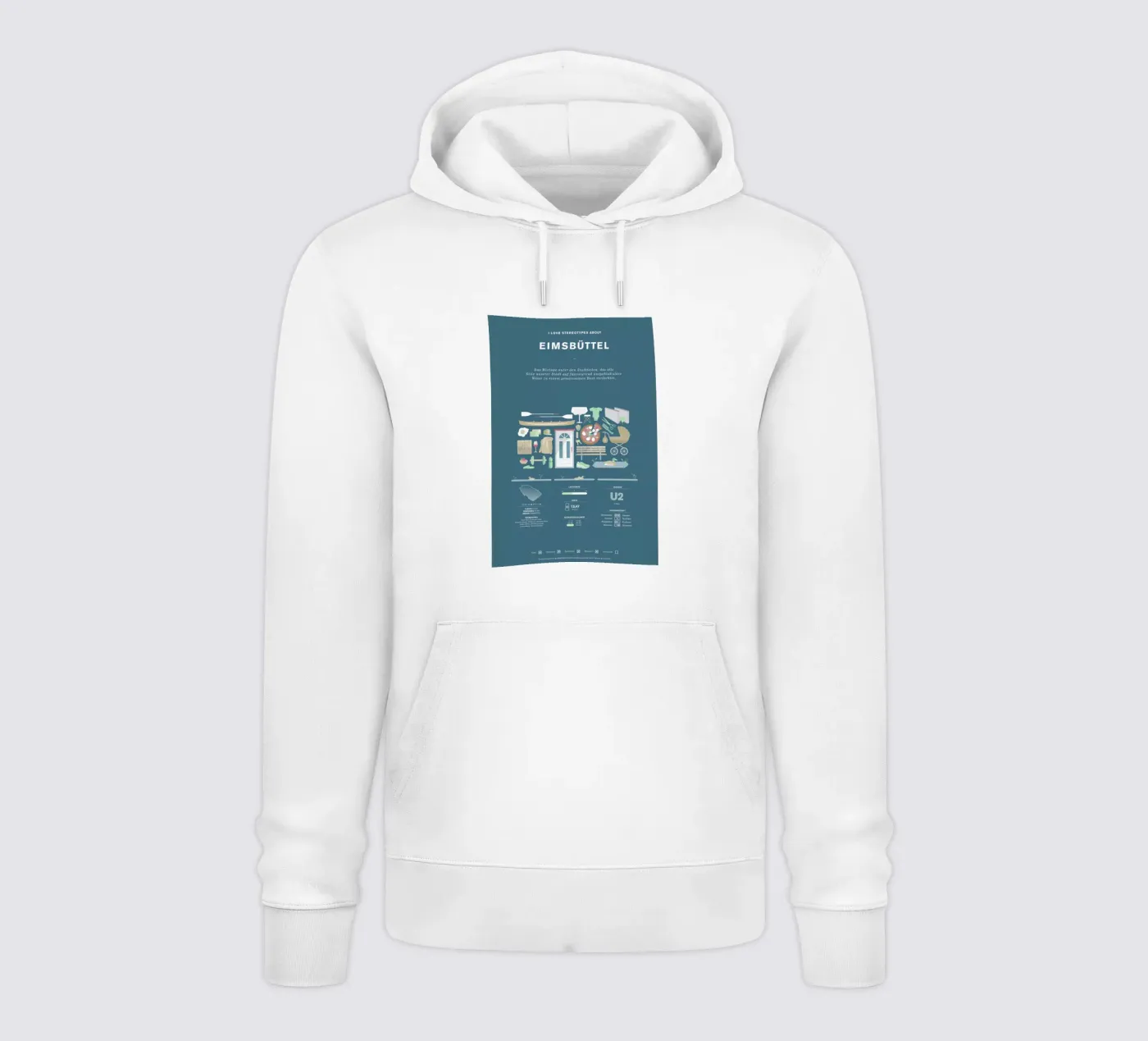 Eimsbüttel hoodie van Bureau Bald GmbH