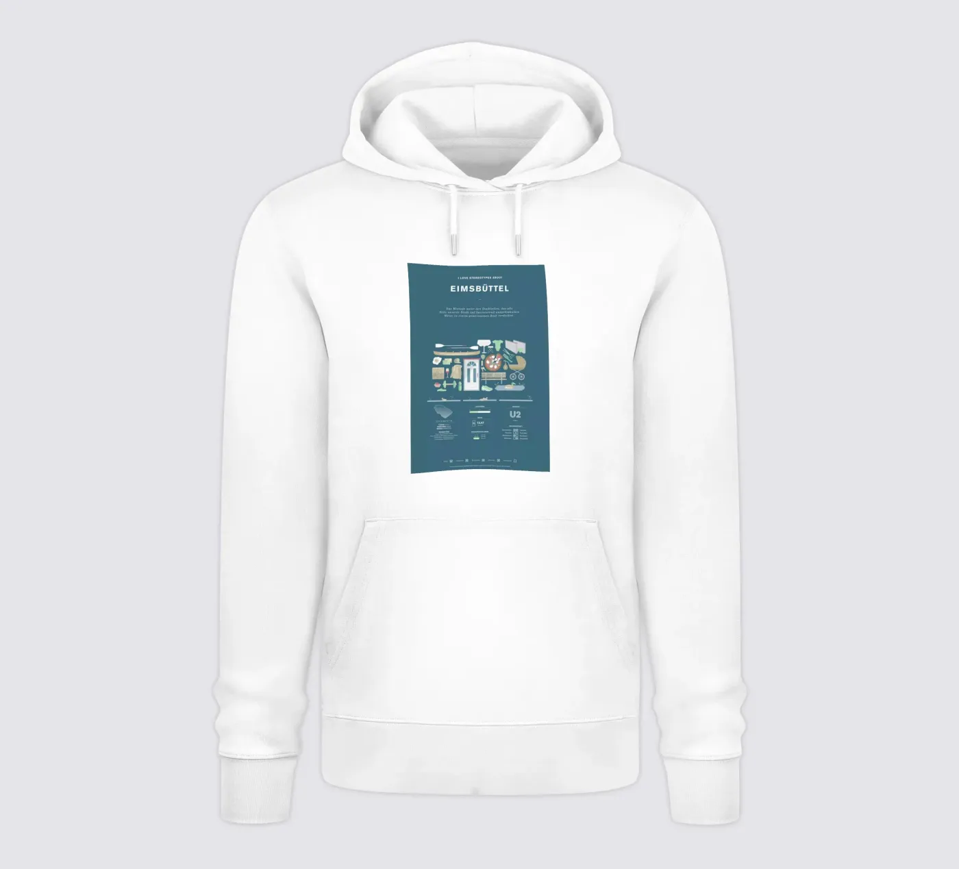Eimsbüttel hoodie van Bureau Bald GmbH