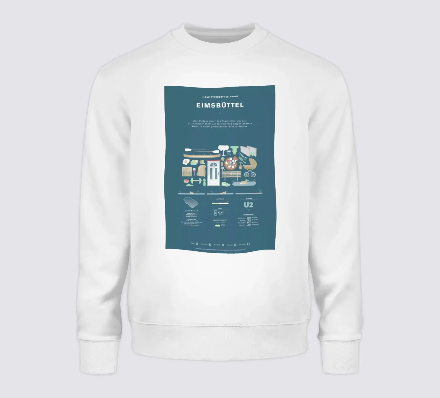 Eimsbüttel sweat de Bureau Bald GmbH
