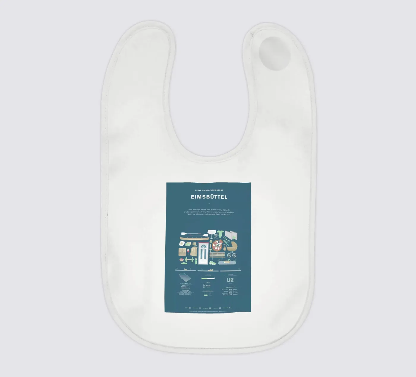 Eimsbüttel Babylätzchen von Bureau Bald GmbH