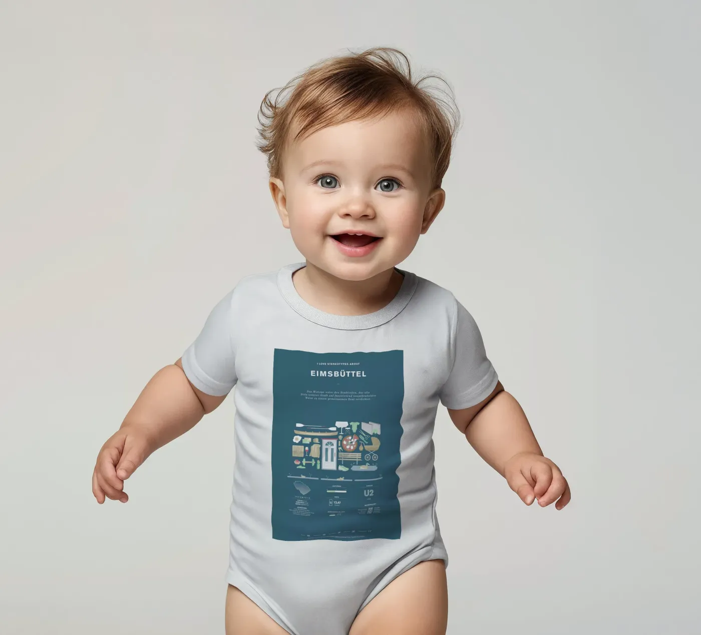 Eimsbüttel body bébé de Bureau Bald GmbH