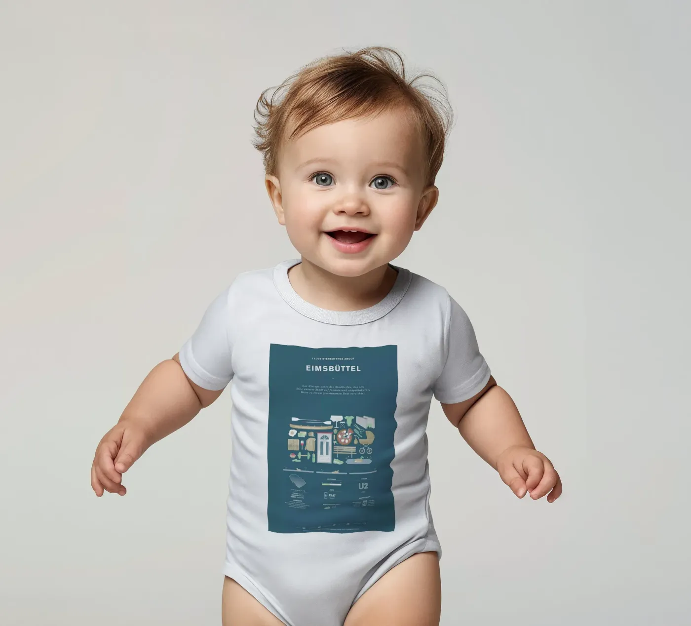 Eimsbüttel body bébé de Bureau Bald GmbH