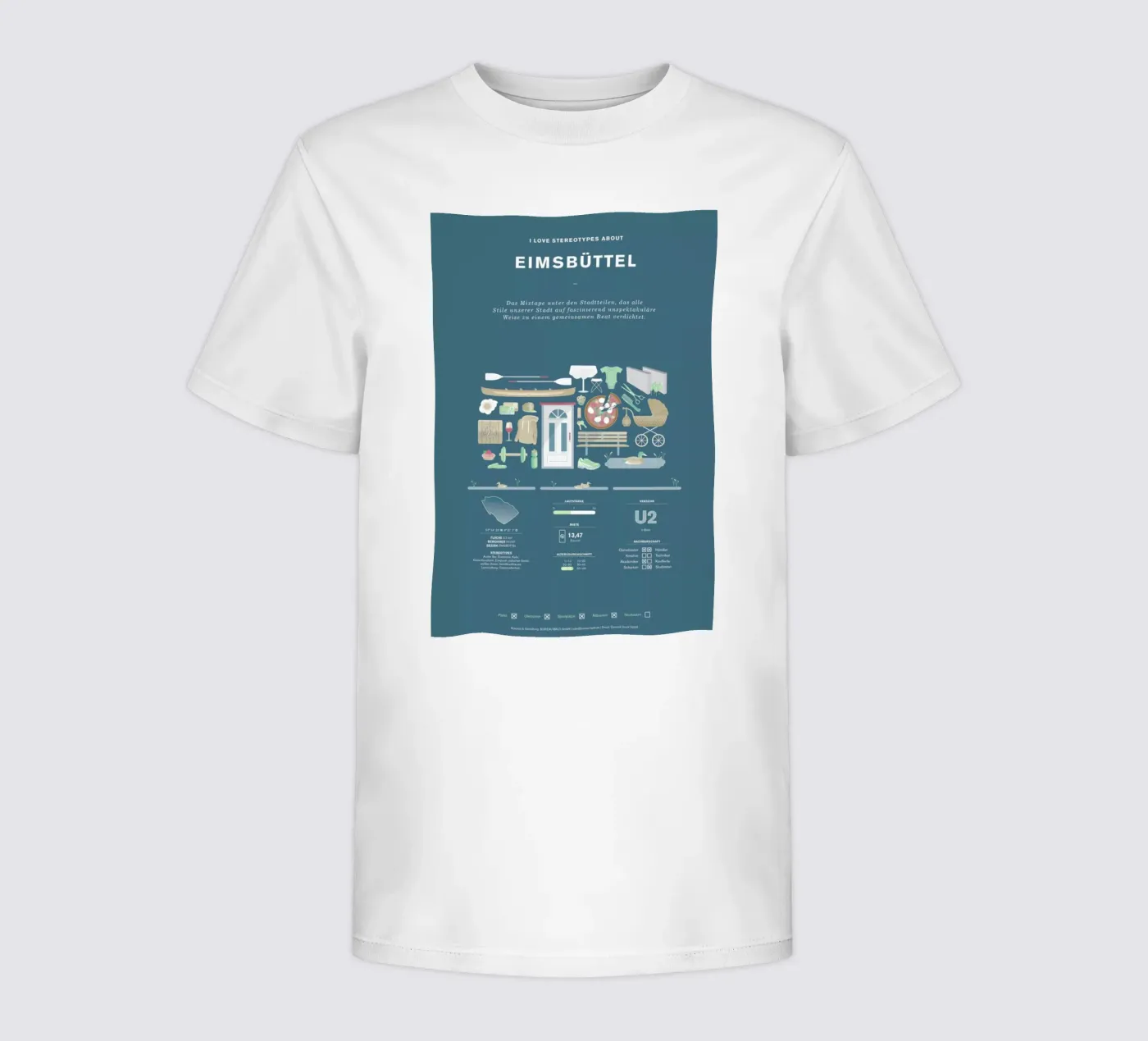 Eimsbüttel Kinder T-Shirt von Bureau Bald GmbH